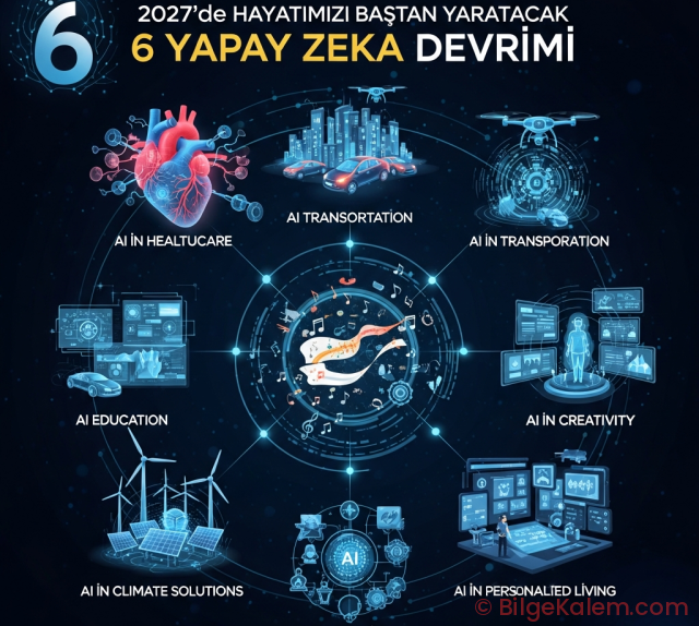 2027’de Hayatımızı Yeniden Şekillendirecek 6 Yapay Zeka Devrimi: Kapsamlı Analiz