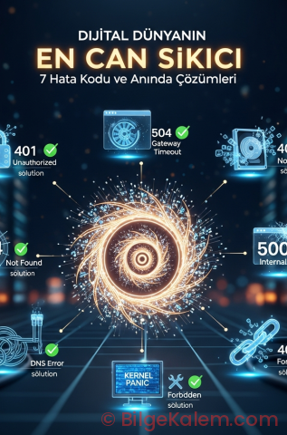 Dijital Dünyanın En Can Sıkıcı 7 Hata Kodu: Anında Çözümler ve Kapsamlı Rehber