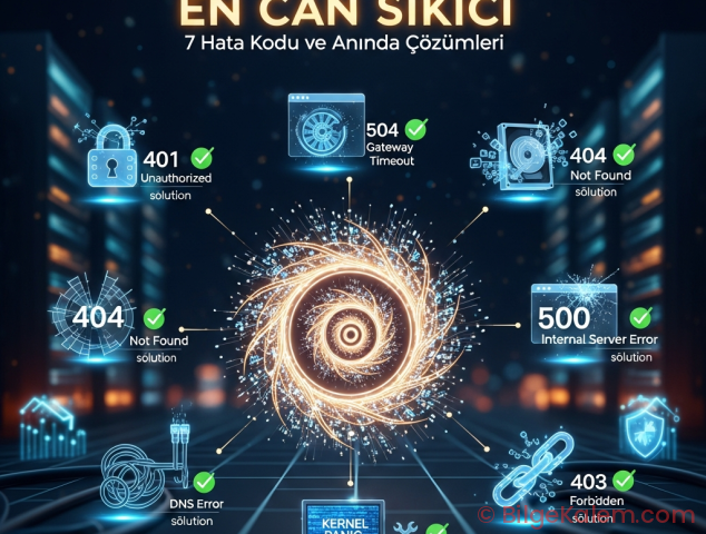 Dijital Dünyanın En Can Sıkıcı 7 Hata Kodu: Anında Çözümler ve Kapsamlı Rehber