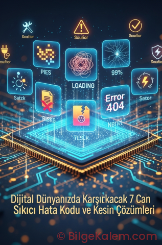 Dijital Dünyanızda Karşınıza Çıkacak 7 Can Sıkıcı Hata Kodu ve Kesin Çözümleri