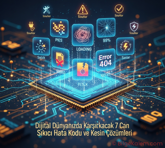 Dijital Dünyanızda Karşınıza Çıkacak 7 Can Sıkıcı Hata Kodu ve Kesin Çözümleri