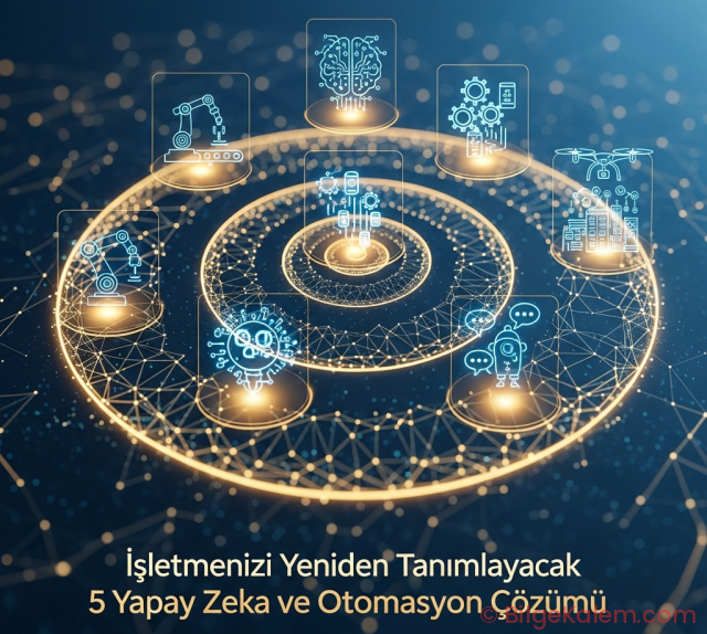 İşletmenizi Yeniden Tanımlayacak 5 Yapay Zeka ve Otomasyon Çözümü