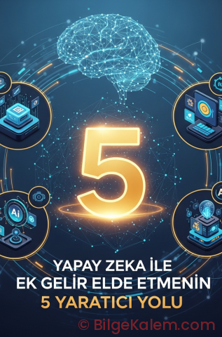 Yapay Zeka ile Ek Gelir Elde Etmenin 5 Yaratıcı Yolu: Kapsamlı Rehber