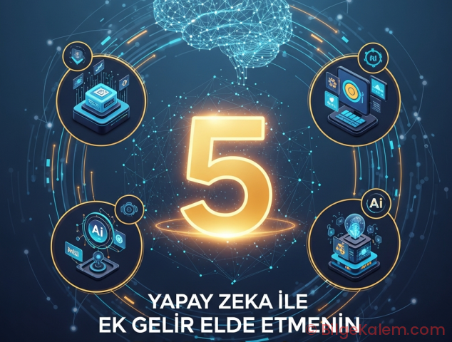 Yapay Zeka ile Ek Gelir Elde Etmenin 5 Yaratıcı Yolu: Kapsamlı Rehber