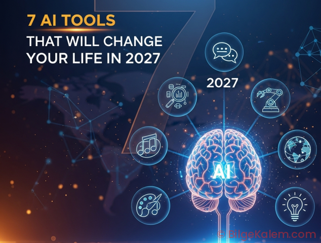 2027: Yapay Zeka ile Hayatınızı Dönüştürecek 7 Yenilikçi Araç