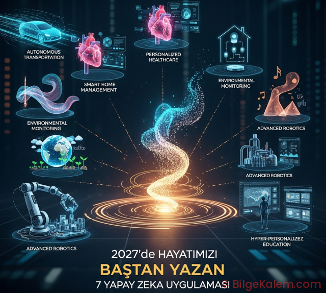 2027’de Hayatımızı Baştan Yazan 7 Yapay Zeka Uygulaması: Geleceğin Teknolojileri ve Günlük Yaşama Etkileri