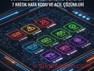 Görmezden Gelmemeniz Gereken 7 Kritik Hata Kodu ve Acil Çözümleri