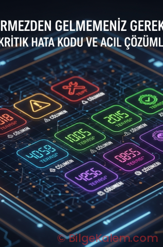 Görmezden Gelmemeniz Gereken 7 Kritik Hata Kodu ve Acil Çözümleri