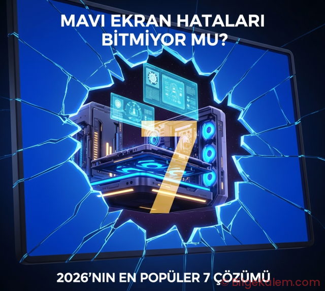 Mavi Ekran Hataları Bitmiyor mu? 2026’nın En Etkili 7 Çözümü ve Detaylı Rehber
