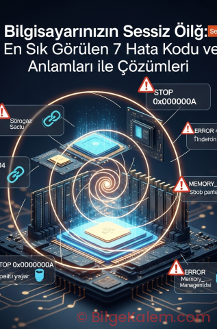 Bilgisayar Hata Kodları: Anlamları ve Çözümleri (7 Sık Görülen)