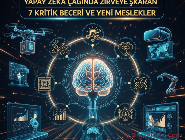 Yapay Zeka Çağında Zirveye Çıkaran 7 Kritik Beceri ve Yeni Meslekler | AI Kariyer Rehberi