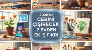 2026’da Evden Cebinizi Şişirecek 7 Kârlı Ek İş Fikri: Geleceğin Online Gelir Kaynakları