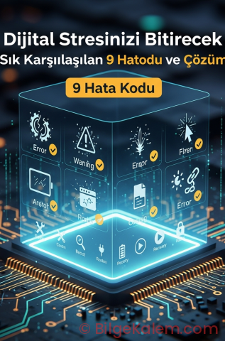 Dijital Stresinizi Azaltan 9 Yaygın Hata Kodu ve Etkin Çözümleri