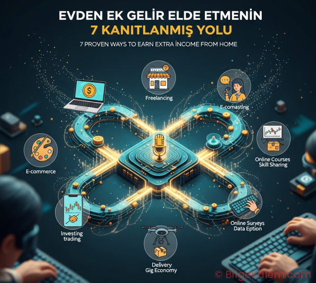 Evden Ek Gelir Elde Etmenin 7 Kanıtlanmış Yolu: Finansal Özgürlüğe Adım Atın
