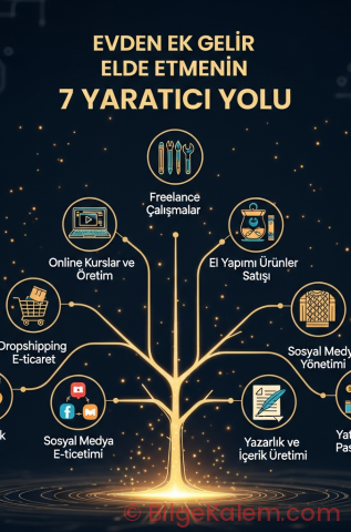 Evden Ek Gelir Elde Etmenin 7 Yaratıcı Yolu: Dijital Çağda Finansal Özgürlük