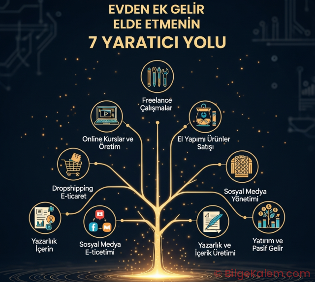 Evden Ek Gelir Elde Etmenin 7 Yaratıcı Yolu: Dijital Çağda Finansal Özgürlük