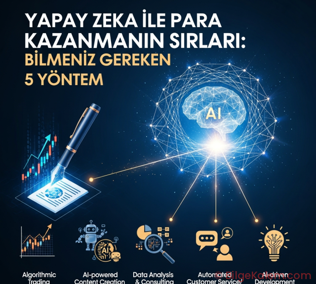 Yapay Zeka ile Para Kazanmanın Sırları: Bilmeniz Gereken 5 Yöntem